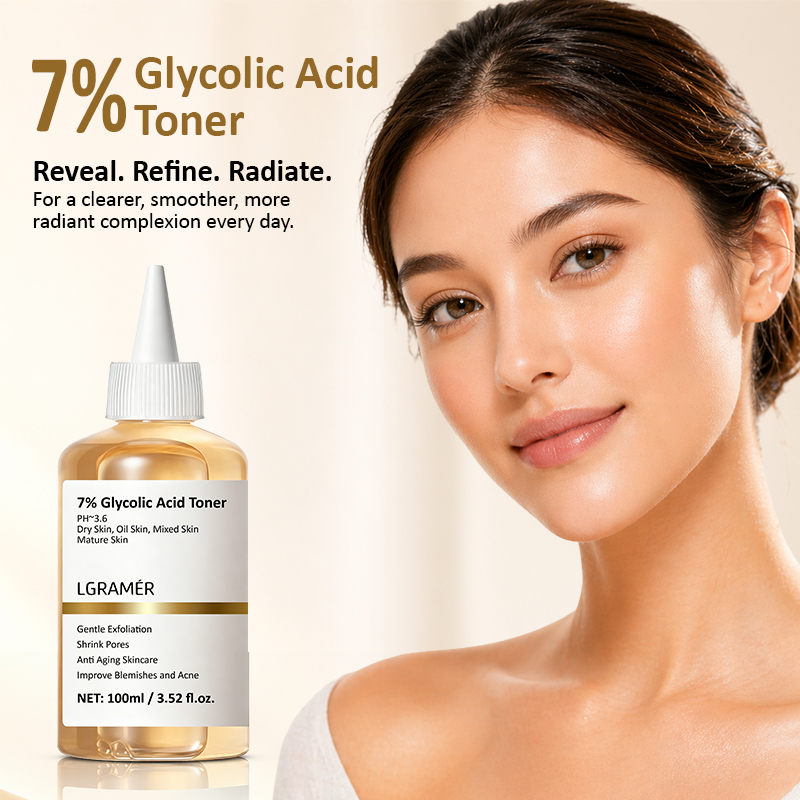 100ml Exfoliating Facial Toner - Glycolic Acid Exfoliant 评论和价格
