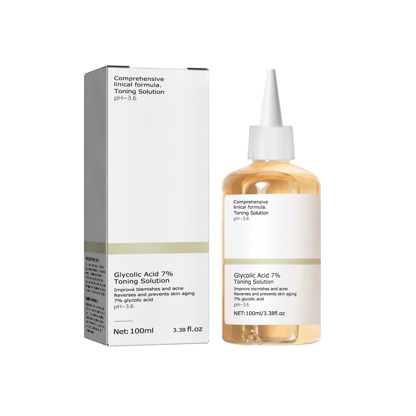 100ml Glycolic Acid 7% Toning  - Lactic Acid Toner 评论和价格