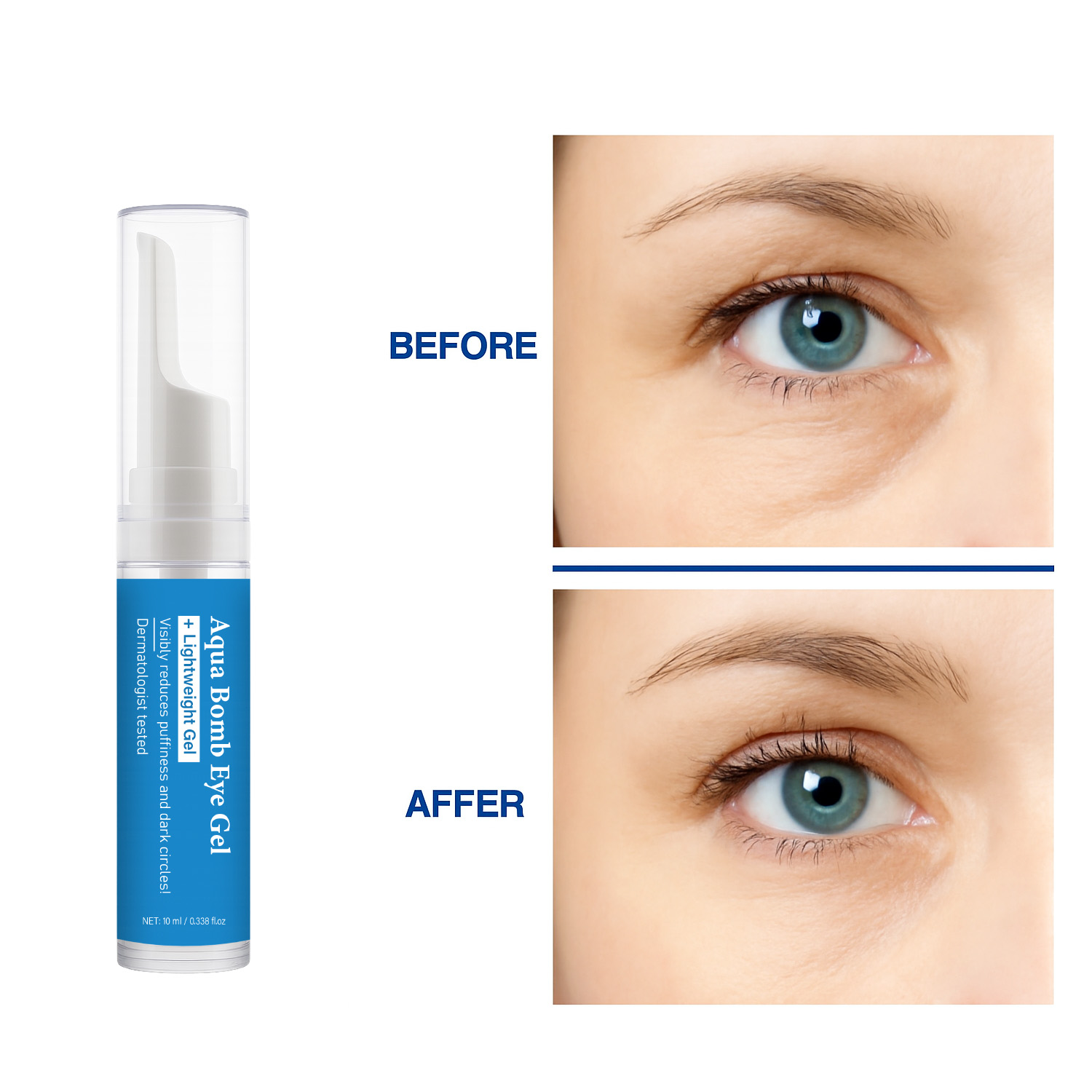 Aqua Cooling Eye Gel Caffeine  - Hyaluronic Acid Serum 评论和价格