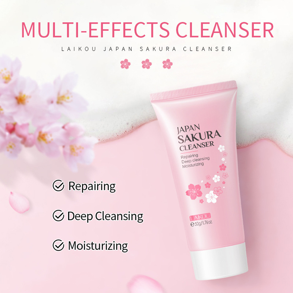 LAIKOU 8Pcs Sakura Facial Skin - Hyaluronic Acid Serum 评论和价格